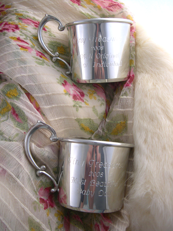 Baby Miya's pewter award cups